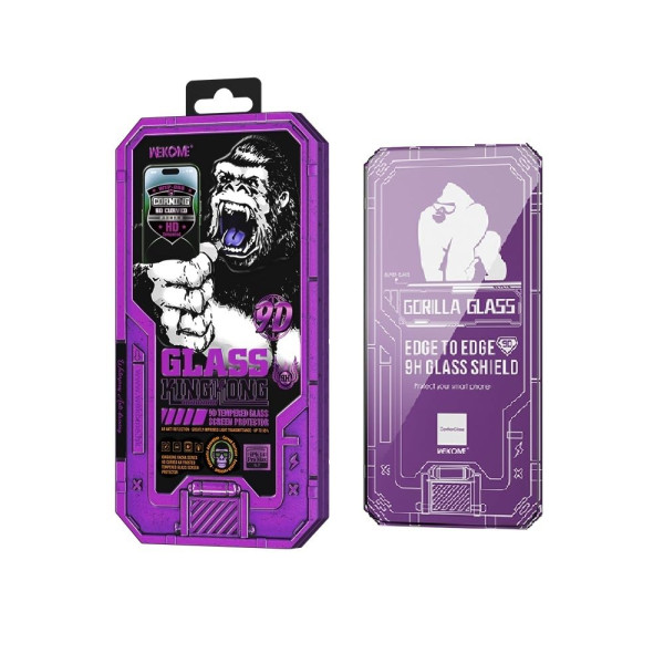 Защитное стекло Wekome WTP-068 Vacha Series Kingkong Screen Protector (CORNING HD-Double) Iphone 17 Pro [Black]