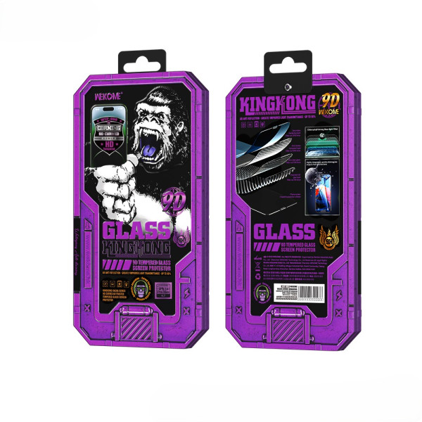 Защитное стекло Wekome WTP-068 Vacha Series Kingkong Screen Protector (CORNING HD-Double) Iphone 17 Pro [Black]