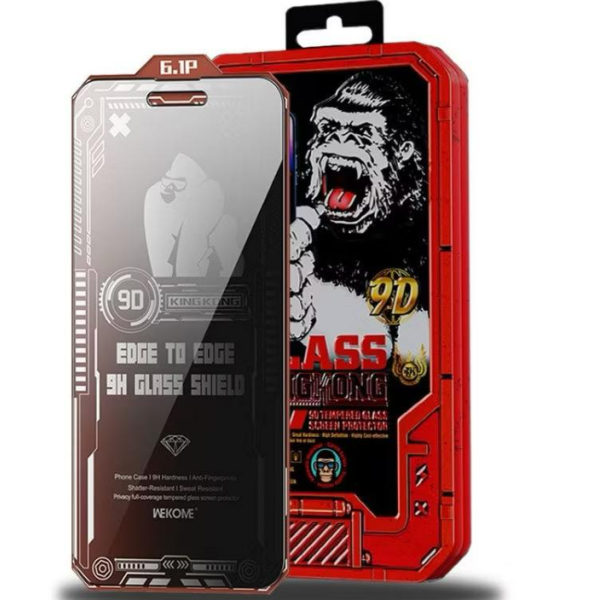 Защитное стекло Wekome WTP-082 Vacha Champion Series  Kingkong Screen Protector (Privacy) Iphone 17 Pro [Black]