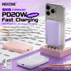 Power Bank Wekome WP-45 Magnetic Wireless PD20W+15W (10000mAh) [Purple]