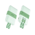 Power Bank Wekome WP-55 Cabled Super Fast Charging 22.5W (10000mAh) [Green]