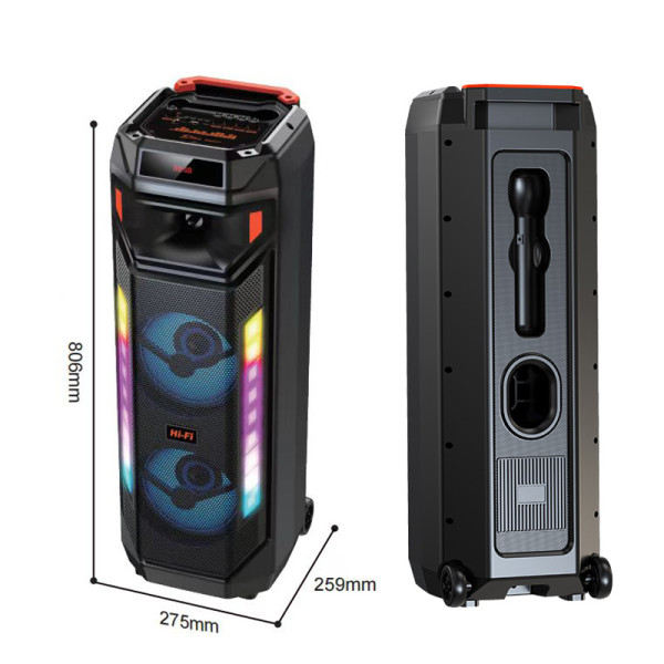 Boxa portabila OEM ZQS8271 speaker [Black]