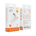 Incarcator de retea Borofone BA58A Mighty + Cablu Micro USB (2.4A) [White]