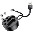 Кабель Borofone BU26 3-in-1 Lightning + Micro USB + Type-C (1м) [Black]