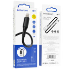 Кабель Borofone BX47 Coolway Lightning (1м) [Black]