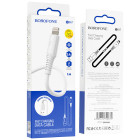 Cablu Borofone BX47 Coolway Lightning (1m) [White]