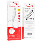 Кабель Borofone BX47 Coolway Micro USB (1м) [White]