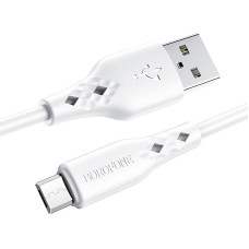 Кабель Borofone BX48 Micro USB (1м) [White]