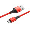 Кабель Borofone BX54 Ultra Bright Micro USB (1м) [Red]