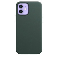 Husa Screen Geeks Leather Apple iPhone 11 [Green]
