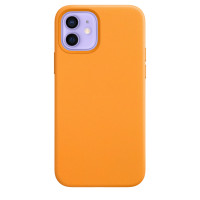 Husa Screen Geeks Leather Apple iPhone 11 [Orange]