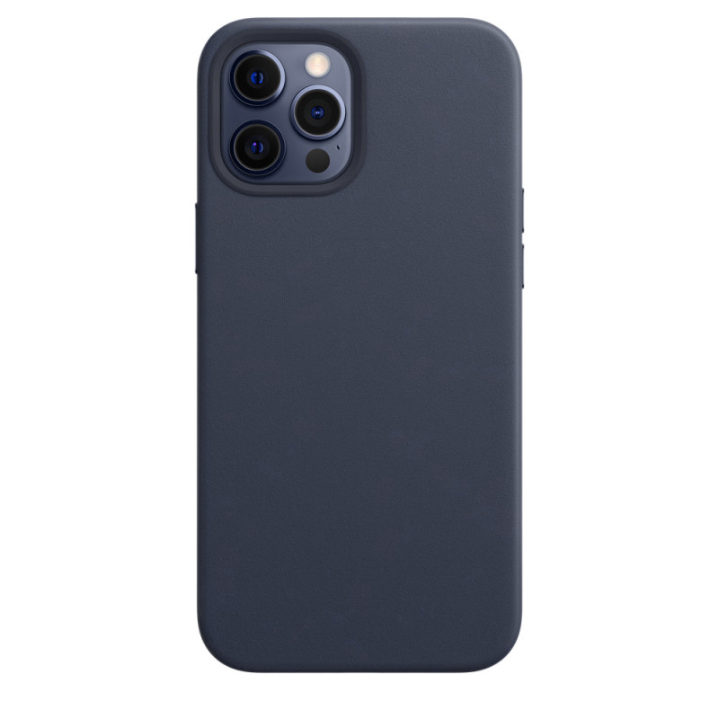 Husa Screen Geeks Leather Apple iPhone 12 Pro Max [Blue]