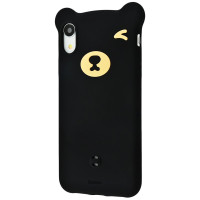 Чехол для iPhone XR Baseus Bear Silicone (Black)