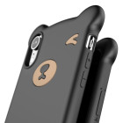 Husa pentru iPhone XR Baseus Bear Silicone (Black)  