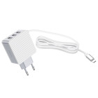 Зарядное устройство Borofone BA42A Joyful + Кабель Micro USB (2.4A) [White]