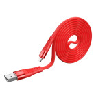 Кабель Borofone BU18 Crown Food Grade Silicone Micro USB (1.2м) [Red]