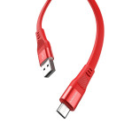 Кабель Borofone BU18 Crown Food Grade Silicone Micro USB (1.2м) [Red]