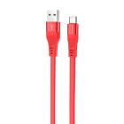 Кабель Borofone BU18 Crown Food Grade Silicone Type-C (1.2м) [Red]