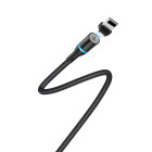Cablu Borofone BU16 Skill Magnetic Lightning (1.2m) [Black]