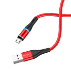 Cablu Borofone BU16 Skill Magnetic Micro USB (1.2m) [Red]