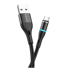 Cablu Borofone BU16 Skill Magnetic Micro USB (1.2m) [Black]