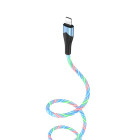 Кабель Borofone BU19 Streamer Lightning (1м) [Blue]