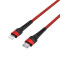 Кабель Borofone BU21 Dragon PD Type-C  to Lightning (1.2м) [Red]