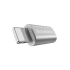 Адаптер Borofone BV5 Micro-USB to Lightning [Silver]