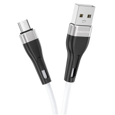 Cablu Borofone BX46 Rush Micro USB (1m) [White]