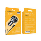 Incarcator auto Borofone BZ14 Max + Cablu Micro USB (2.4A) [Black]