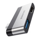 Адаптер Borofone DH2 Type-C  to HDMI  + USB3.0 [Silver]