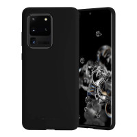 Husa Goospery Liquid Silicone Samsung Galaxy S20 Ultra [Black]