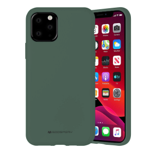 Husa Goospery Mercury Liquid Silicone Apple iPhone 11 Pro [Green]