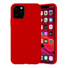 Husa Goospery Mercury Liquid Silicone Apple iPhone 12 Pro Max [Red]