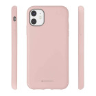 Husa Goospery Mercury Liquid Silicone Apple iPhone 12 [Pink sand]