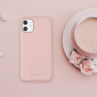 Чехол Goospery Mercury Liquid Silicone Apple iPhone 12 [Pink sand]