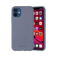 Husa Goospery Mercury Liquid Silicone Apple iPhone 12 mini [Lavender]