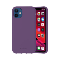 Husa Goospery Mercury Liquid Silicone Apple iPhone 12 mini [Purple]