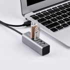 Адаптер Hoco HB1 USB to 4*USB [Gray]