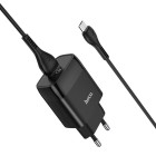 Зарядное устройство Hoco C72Q Glorious + Кабель Micro USB (QC3.0) [Black]