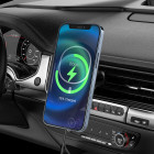 Авто держатель Hoco CA90 Powerful (Wireless Charger 15W) [Black]