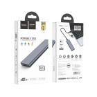 Portable SSD Hoco UD7 Extreme Speed 512GB (USB & Type-C 3.1) [Gray]