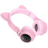 Наушники Wireless Hoco W27 Cat Ear [Pink]