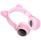 Casti Wireless Hoco W27 Cat Ear [Pink]