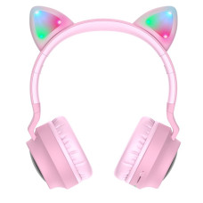 Наушники Wireless Hoco W27 Cat Ear [Pink]