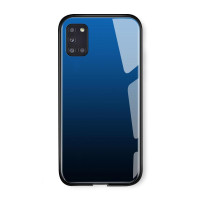 Чехол Screen Geeks Glaze Samsung Galaxy A31 [Blue-Black]