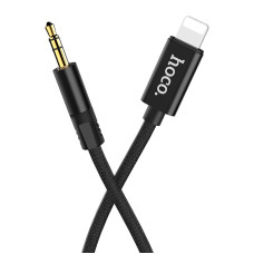 Cablu Hoco UPA13 Lightning to 3.5mm Jack AUX (1m) [Black]