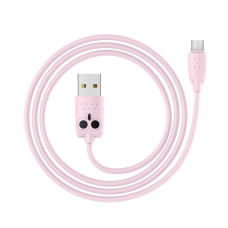 Кабель Hoco KX1 Kikibelief Micro USB (1м) [Pink]