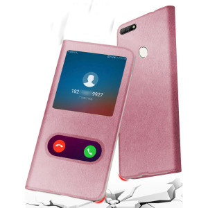 Чехол Huawei Y6 2018 Screen Geeks View Pink