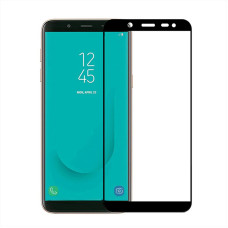 Защитное стекло Samsung J6 (2018) Screen Geeks Full All Glue 4D (Black)